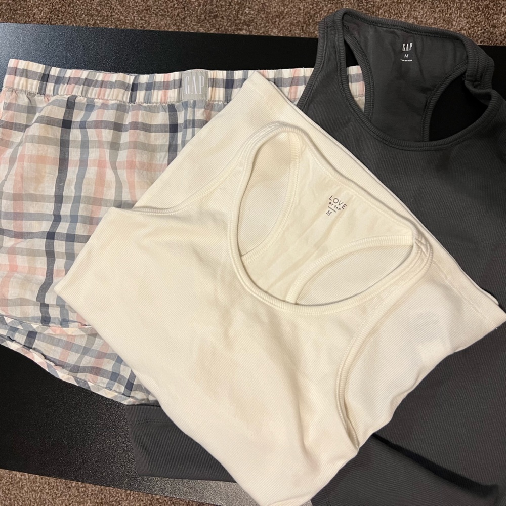 GAP lounge/pj short/tank set NEW w/out tags